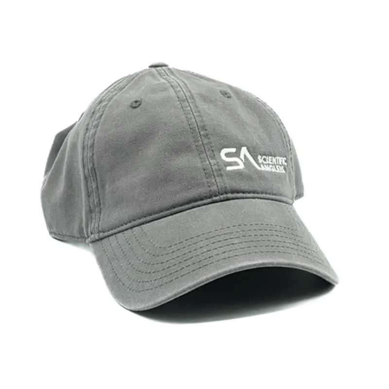 Grey Sa Low-Profile Fishing Hat 1