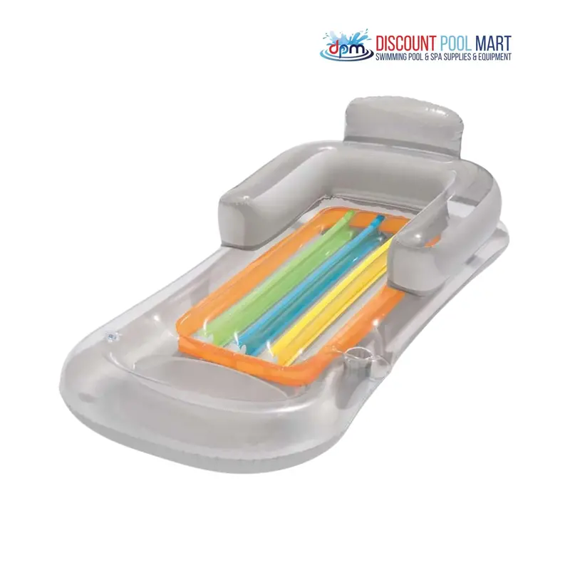 H2O Go Designer Fashion Lounge – Ergonomic Inflatable Pool Lounger (43028E) 1