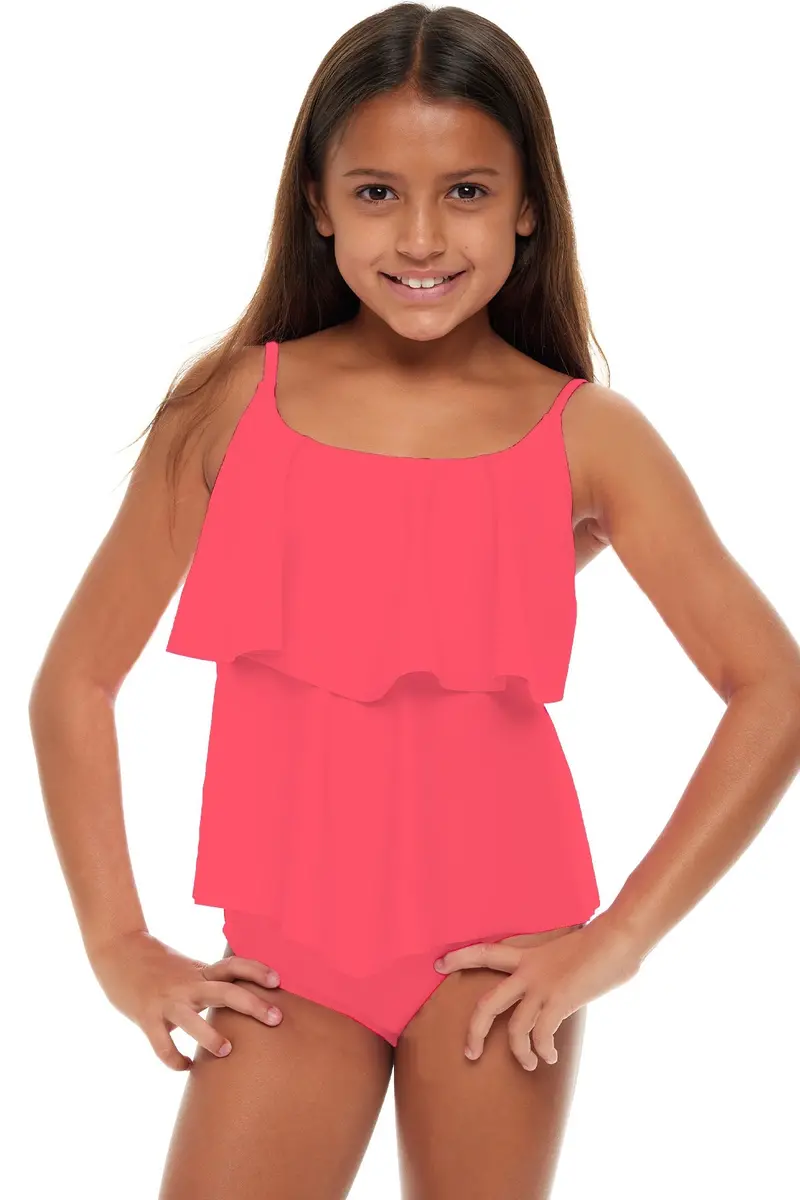 H2Oh Beach Babe Flounce Tankini Set For Women 1