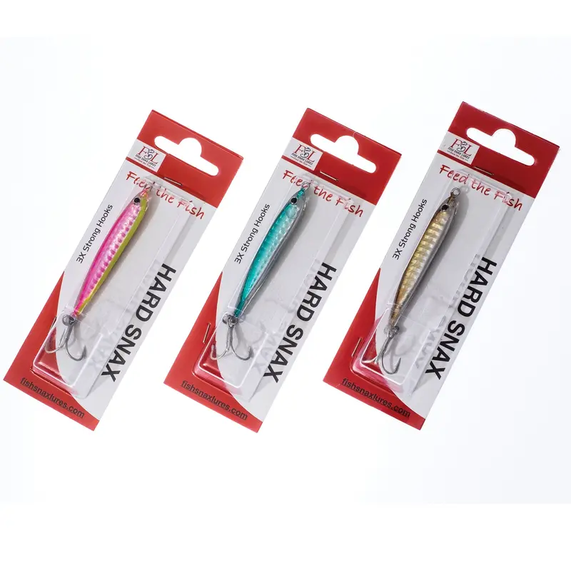 Hard Resin Fish Snax Jig Lures For Saltwater Fishing 1
