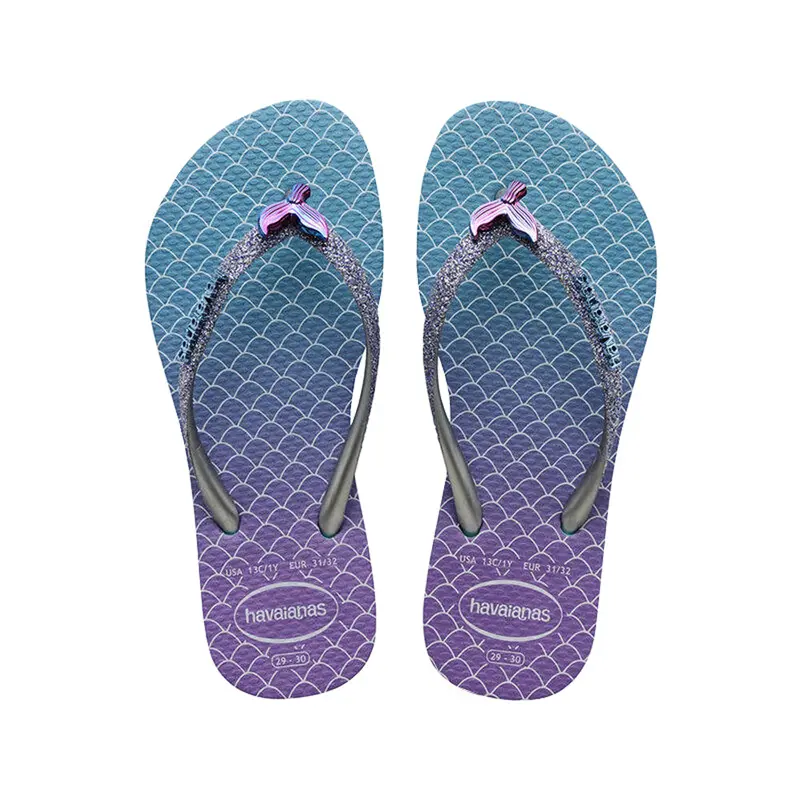 Havaianas Kids Slim Glitter Sandals For Girls 1