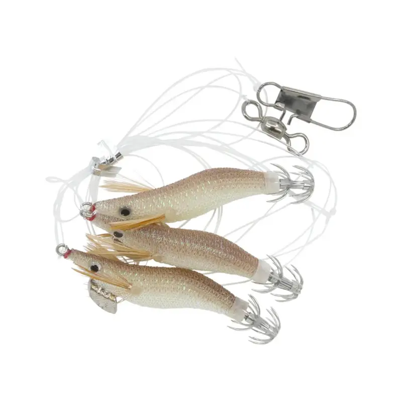 Hogy 2-Inch Squid-Biki Rig With Triple-Dropper Setup (30Lb Mono) 1