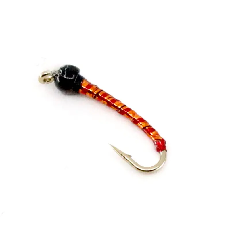 Holographic Copper Chironomid With Red Holo Rib 1