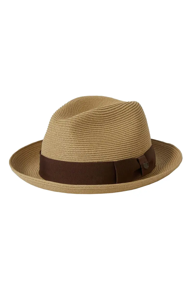 Horton Cb Packable Fedora – Travel-Friendly Straw Hat By Brixton 1