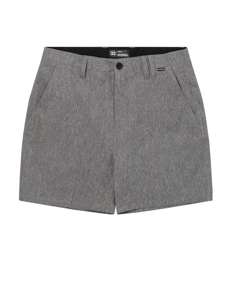 Hurley Phantom Heather Walkshort – 18" Soft-Blend Casual Short 1