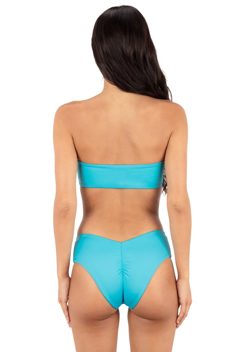 Hurley Rsvb Solid V-Neck Hiphugger Bikini Bottom 1