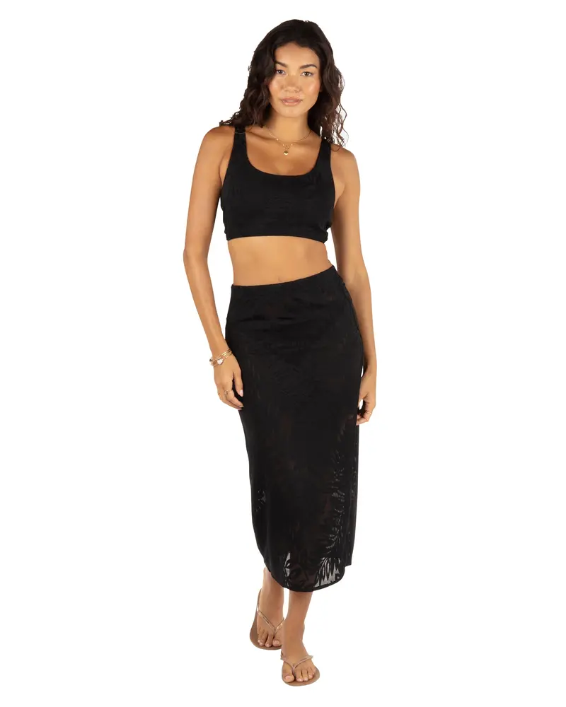 Hurley Ulu Leaf Midi-Length Skirt 1