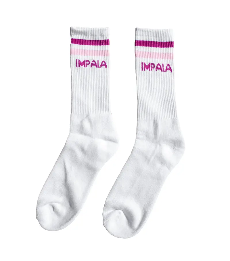 Impala Pink One-Size Unisex Performance Socks 1