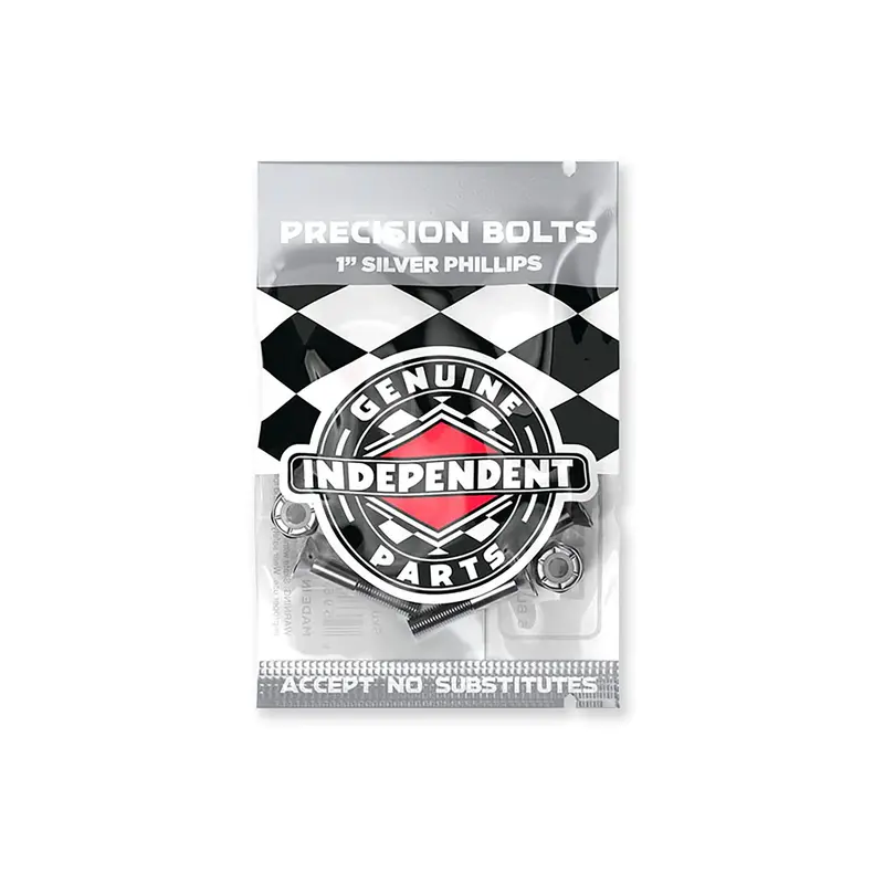 Independent Genuine 1-Inch Phillips Hardware Kit – Black/Silver 1