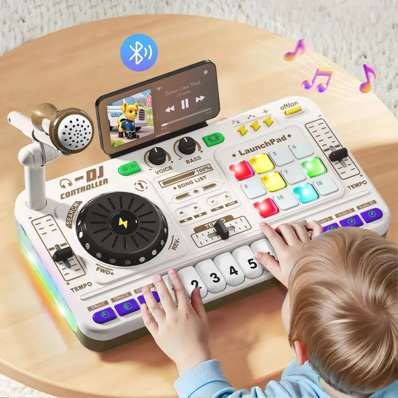 Interactive Dj Turntable Toy For Little Musicians 1