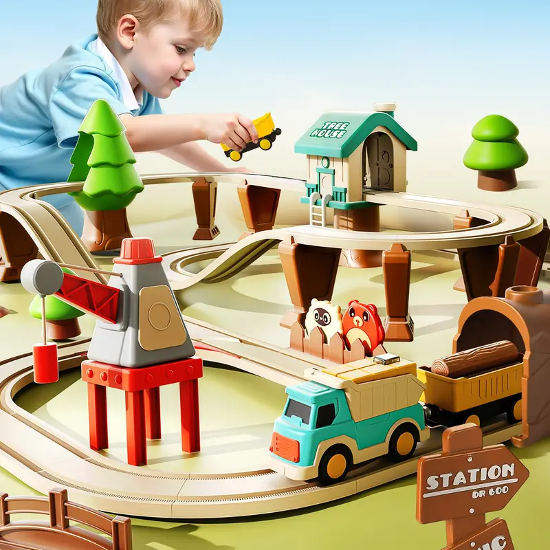 Interactive Light-And-Sound Train Toy For Toddlers (Boys & Girls) 1