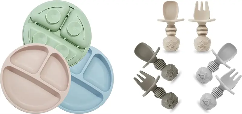 Iplay, Ilearn Kids’ Dishware Set – Durable Learning Tableware For Toddlers 1