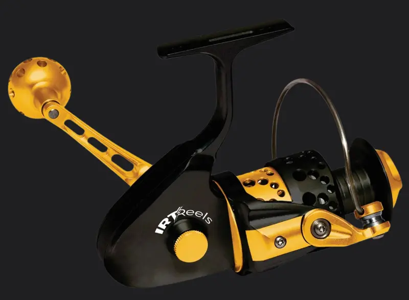 Irt 200 Fly Reel In Black And Gold Finish 1