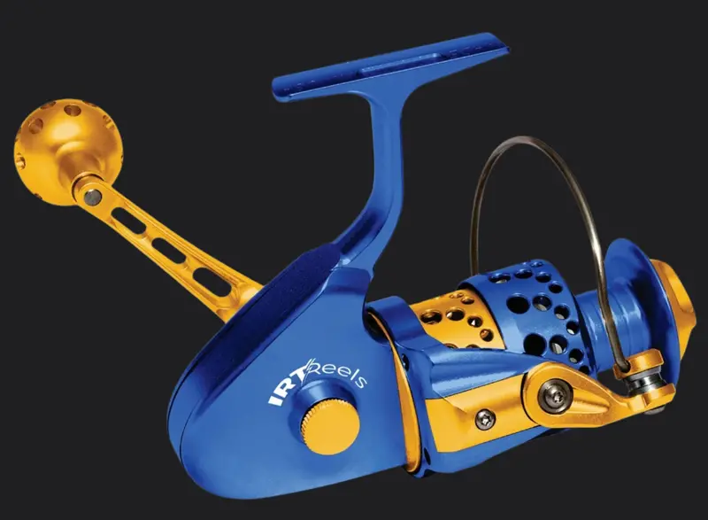 Irt 200 Fly Reel In Blue And Gold Finish 1