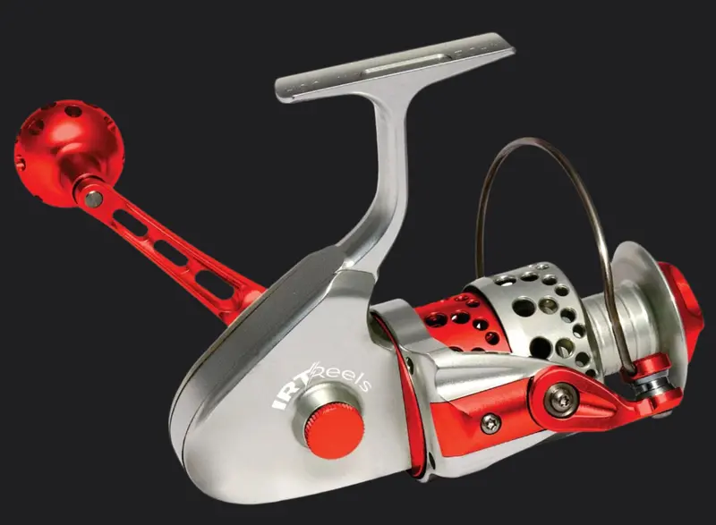 Irt 200 Fly Reel In Silver And Red Finish 1