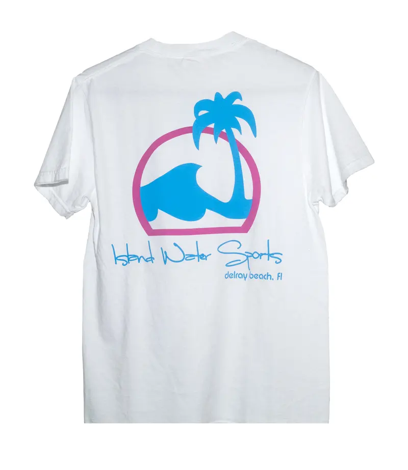 Island Water Sports Delray Script Logo Short-Sleeve Tee 1