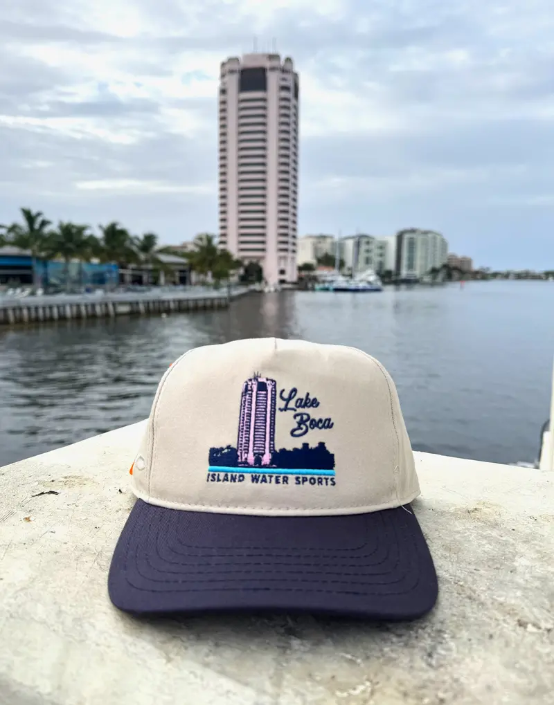 Island Water Sports Lake Boca Adjustable Baseball Hat 1