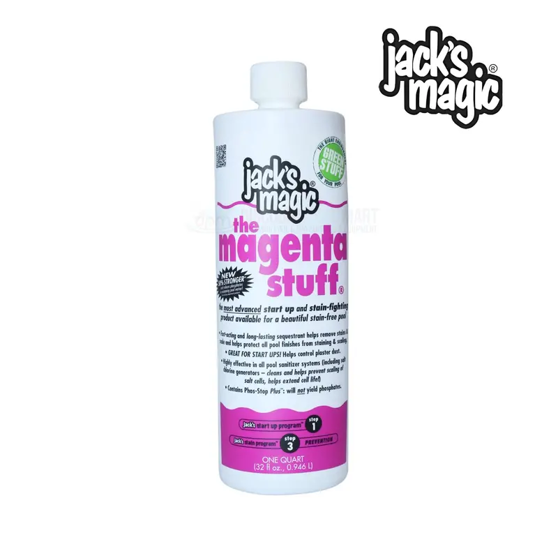 Jack’S Magic Magenta Stuff Metal Sequestrant – 32 Oz For Iron & Copper Control 1