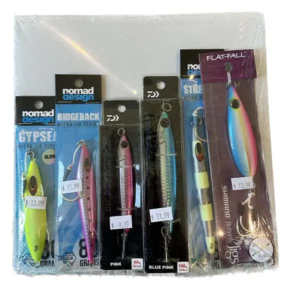 J&B Inshore Jigging Combo Pack – Pre-Rigged Saltwater Jigs 1