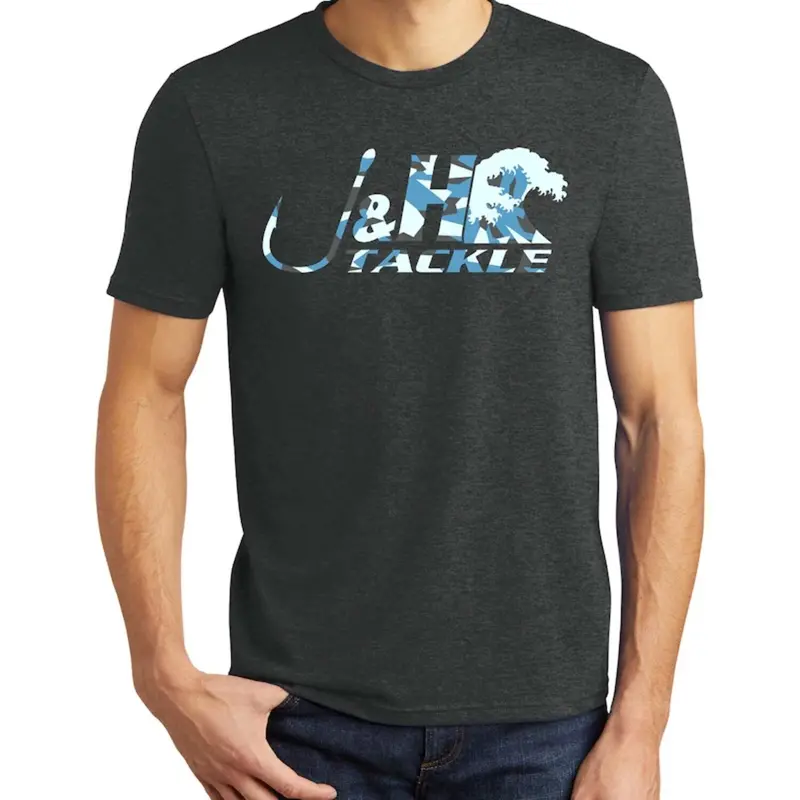 J&H Tackle Splinter Camo Wave Logo Tee 1