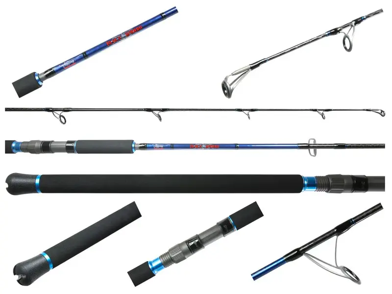 Jigging World Black Widow Spinning Popping Rod 1