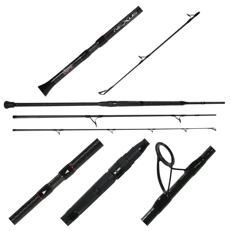 Jigging World Nexus 2.0 Travel-Friendly Surf Rods 1