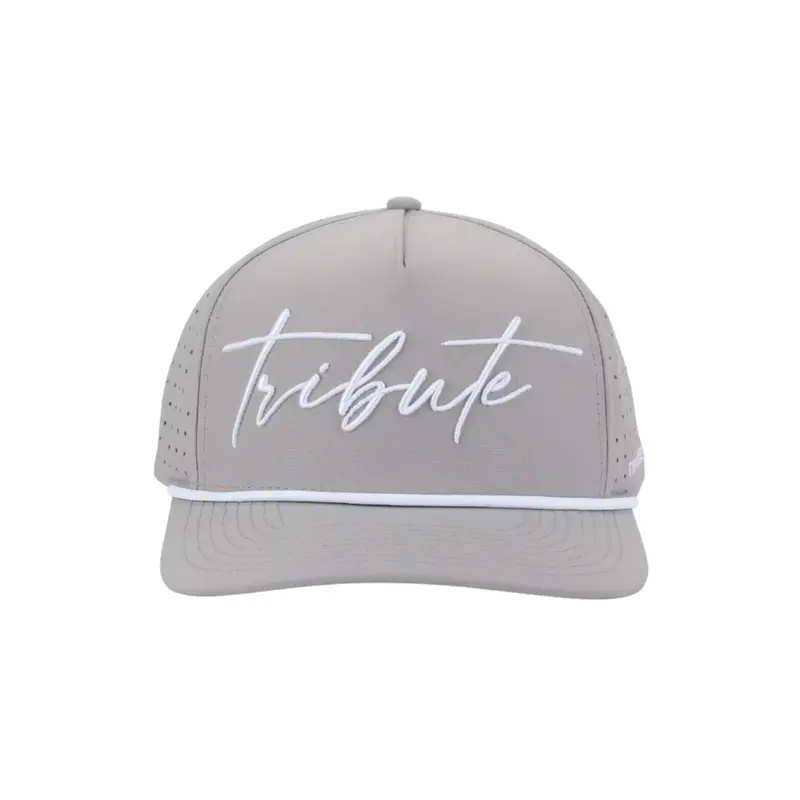 Jyg Pro Tribute Trucker Cap – Light Grey With White Rope Accent 1