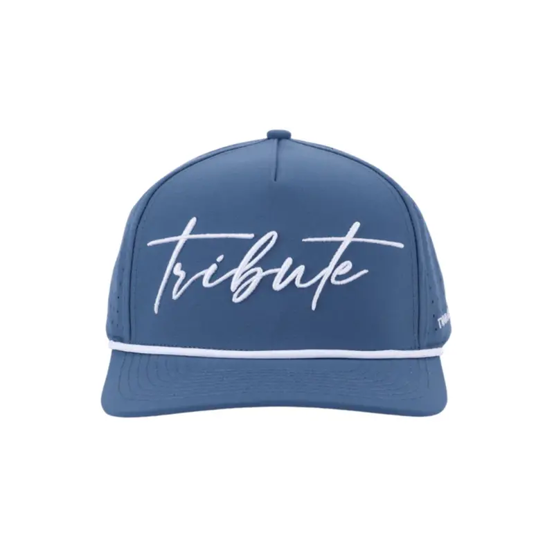 Jyg Pro Tribute Trucker Hat – White Rope Embroidery On Navy Base 1