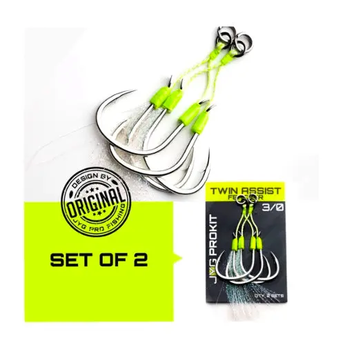 Jyg Pro Twin Feathered Assist Hooks 1