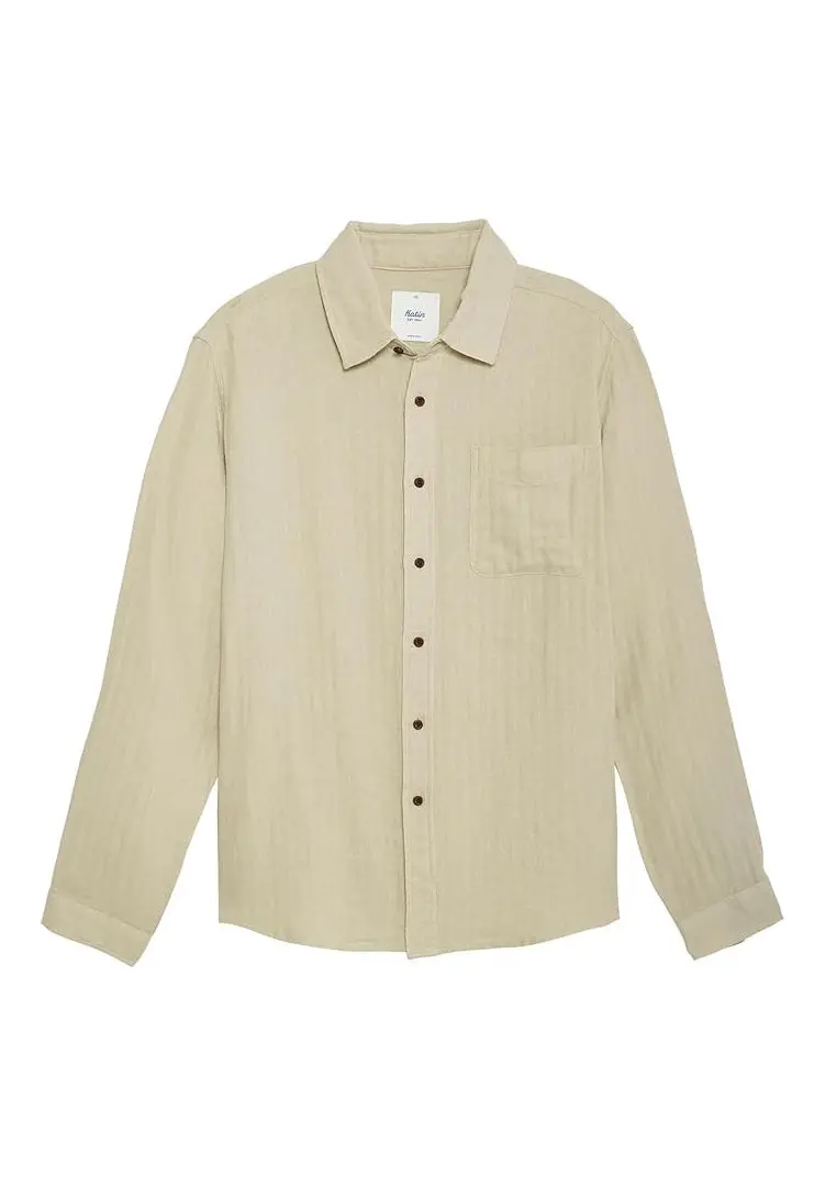 Katin Alan Solid Long-Sleeve Woven Shirt 1