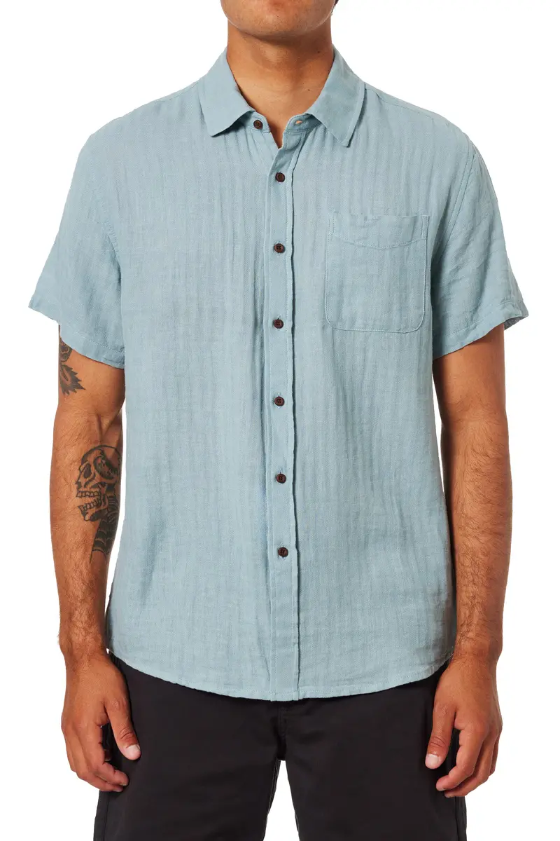 Katin Alan Solid Short-Sleeve Woven Shirt 1