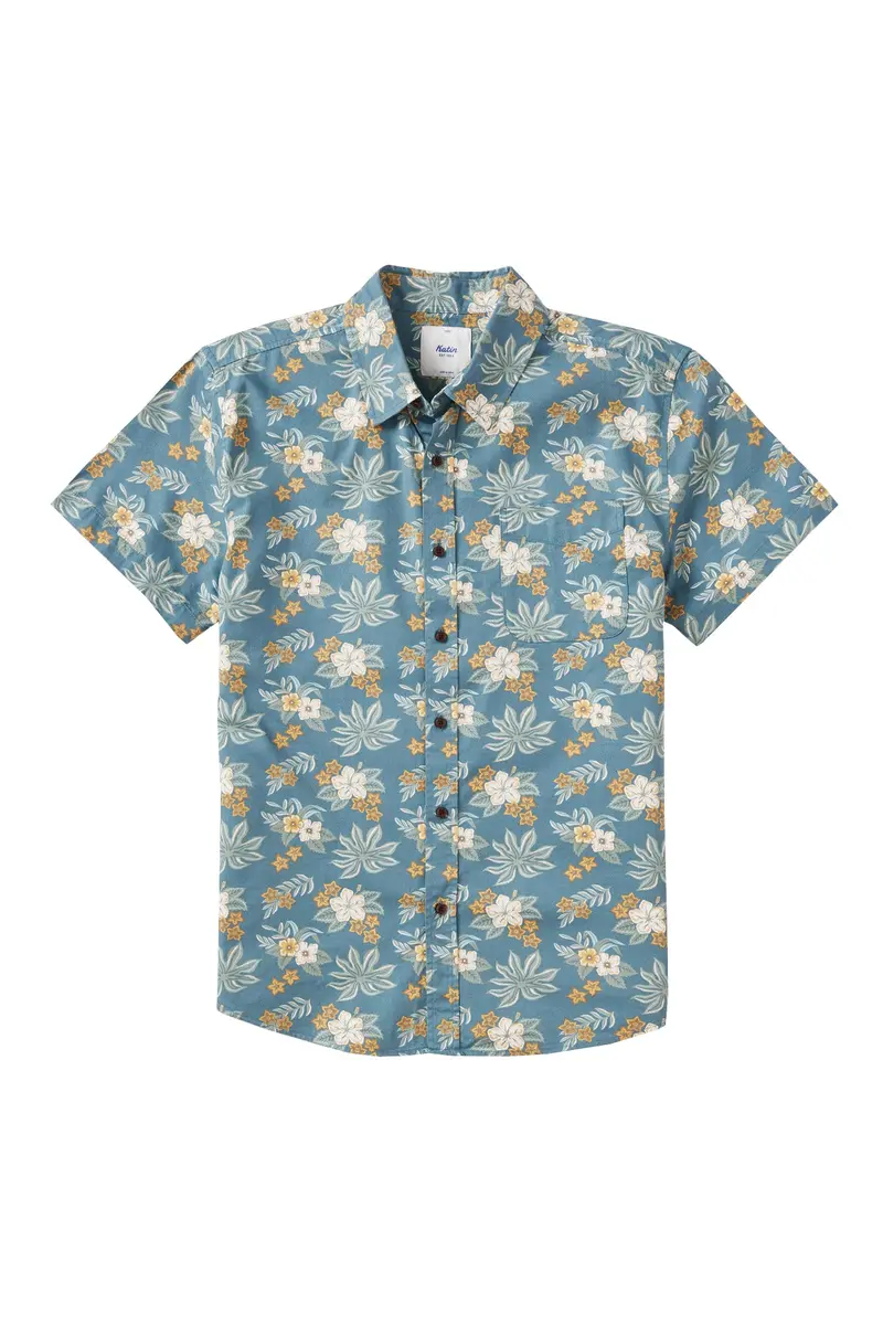 Katin Benji Short-Sleeve Woven Button-Down Shirt 1