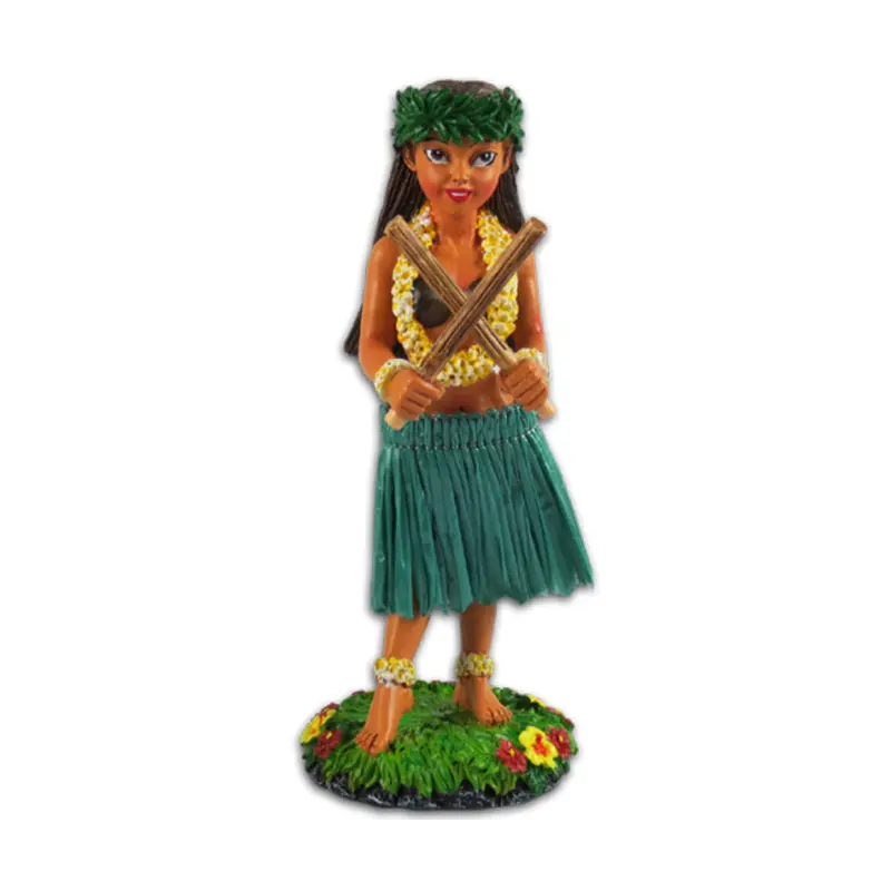 Kc Hawaii Mini Hula Poili Pilialoha Dashboard Ornament 1