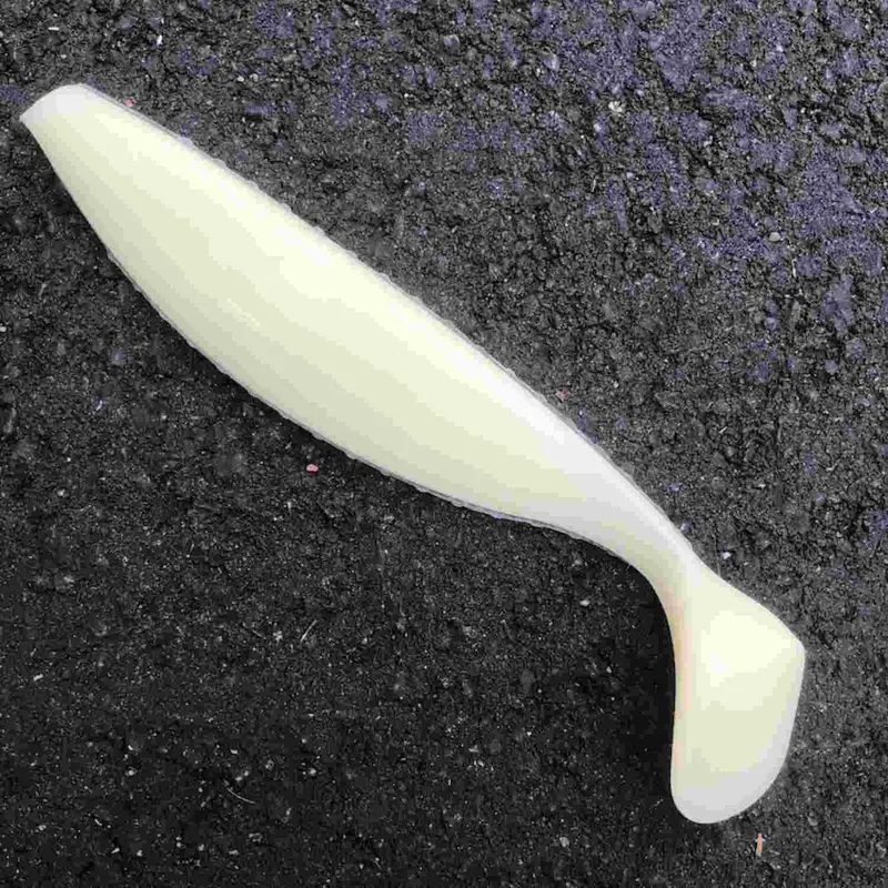 Leading Lures 9-Inch Rattling Shad Lure – Glow Finish 1