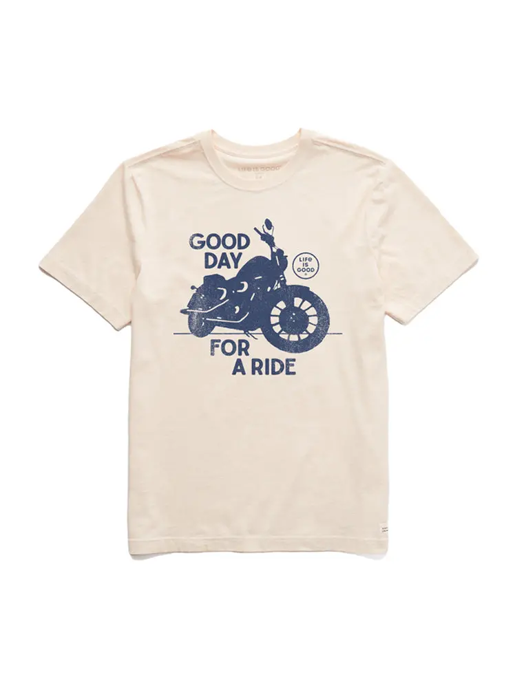 Life Is Good Crusher T-Shirt: Good Day For A Ride 1
