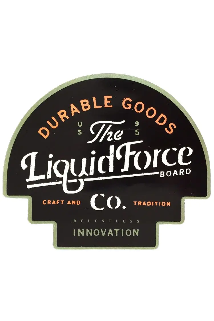 Liquid Force Durable Goods 6-Inch Vinyl Sticker 1