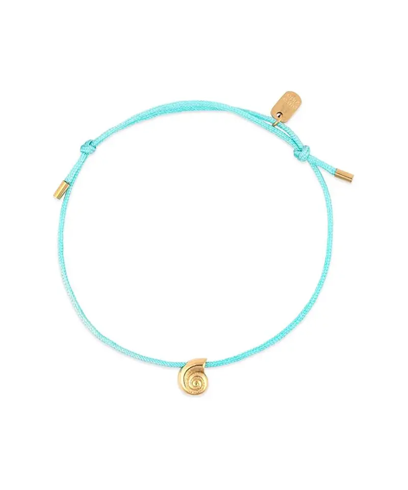 Lydia Charm Bracelet With Gold Seashell Accent By Pura Vida 1