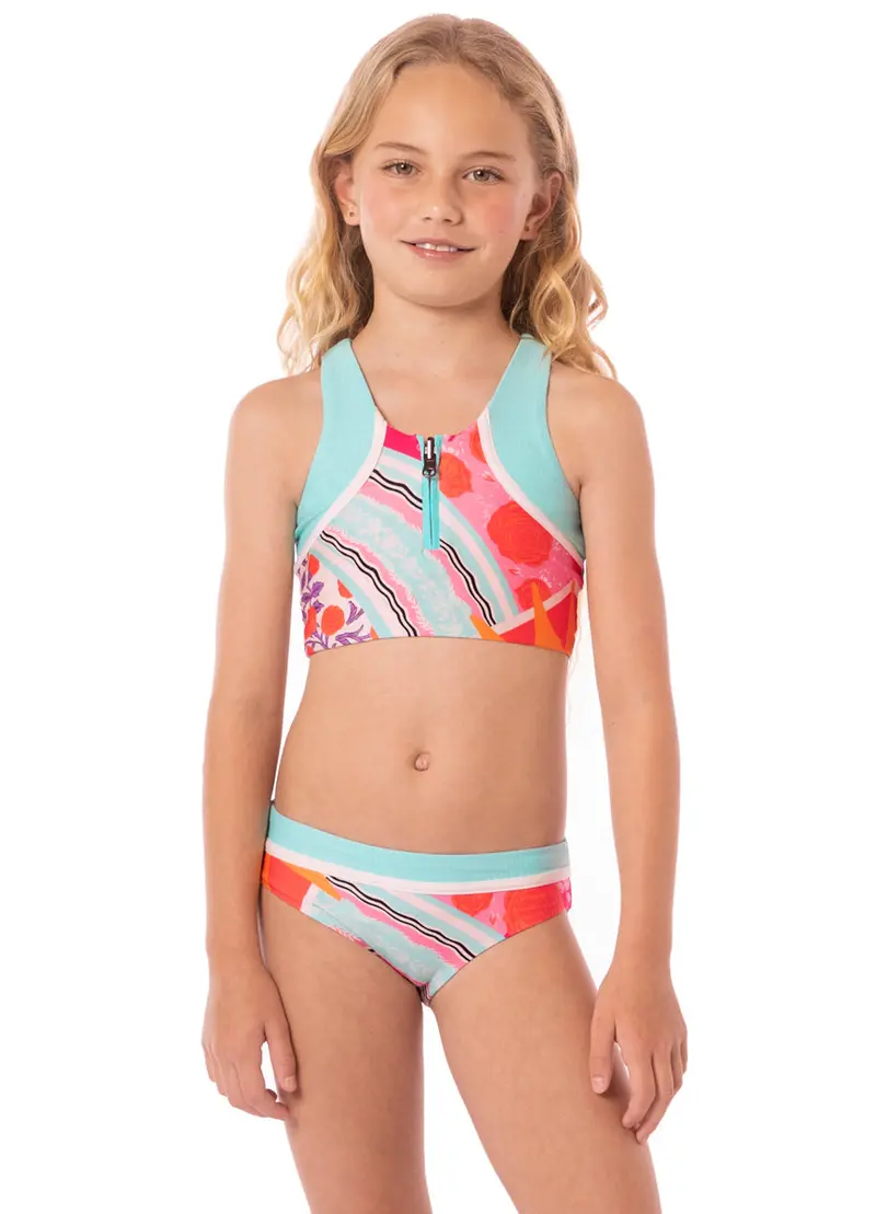 Maaji Girls Poly Print Two-Piece Bikini Set 1