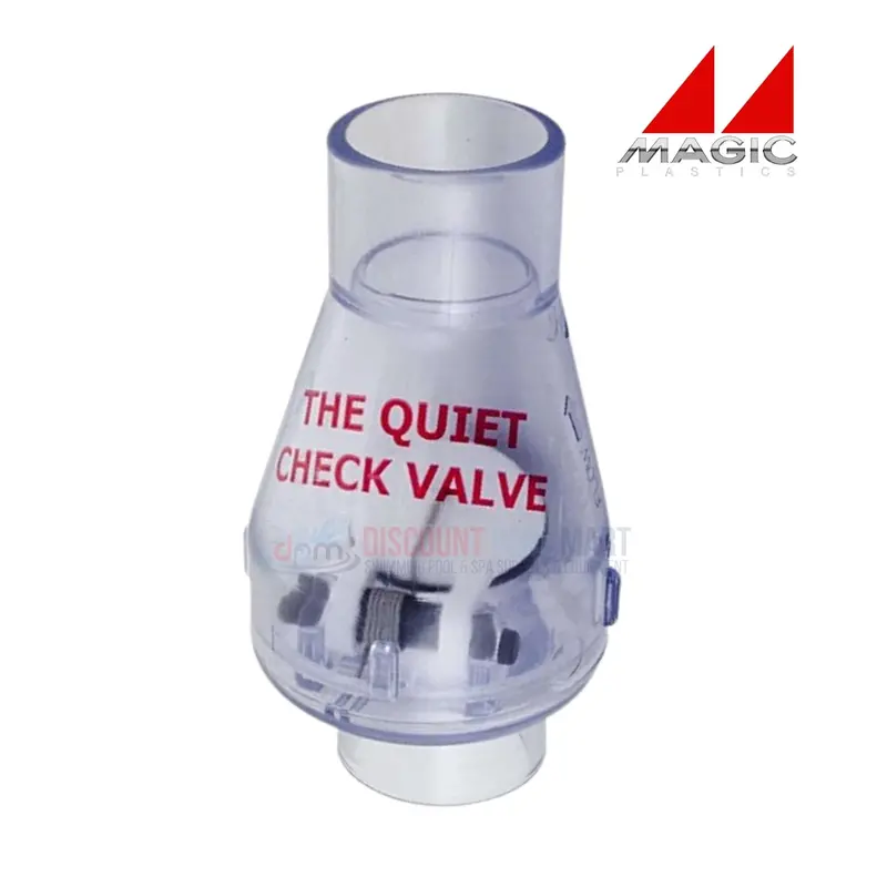 Magic Plastics 1.5-Inch Slip-To-Slip Clear Check Valve – 0821-15C 1