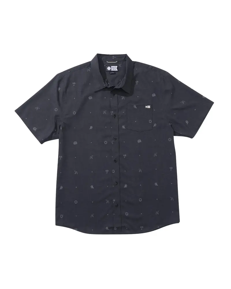 Micro Vibes Short-Sleeve Tech Woven Shirt – Salty Crew Performance 1
