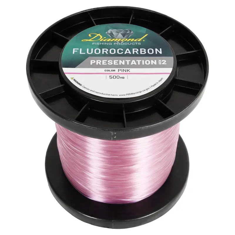 Momoi Diamond Fluorocarbon Leader – 100-Yard Spool For Precision Fishing 1