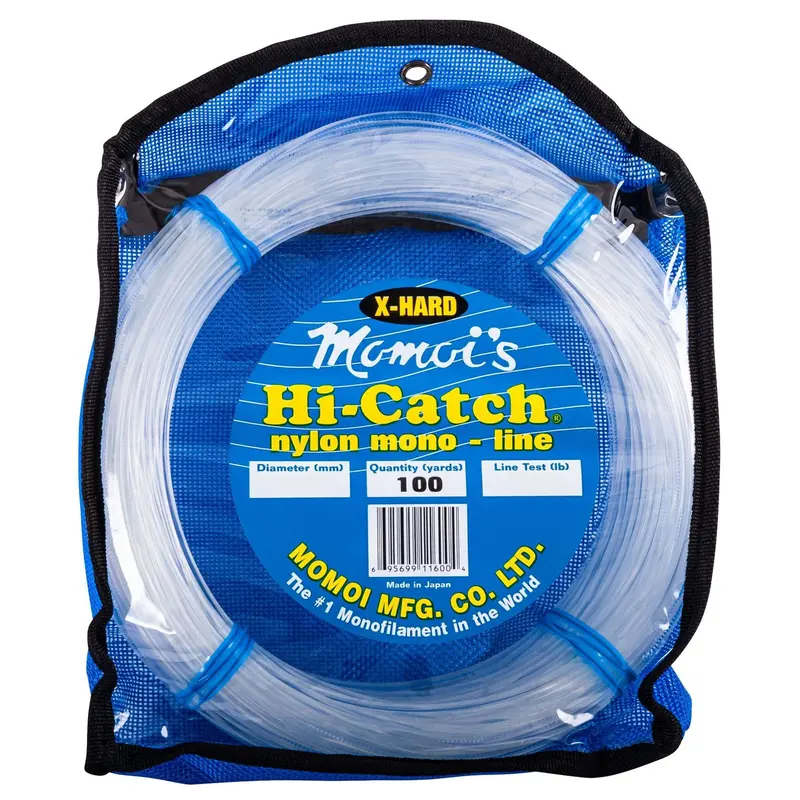 Momoi Hi-Catch Xtra-Hard Monofilament Leader – 100-Yard Spool 1