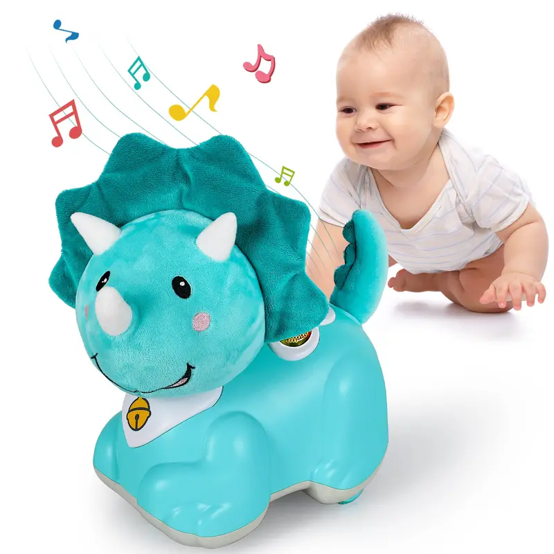 Musical Dinosaur Toy For Babies – Soothing Sounds & Lights For Infant Play 1