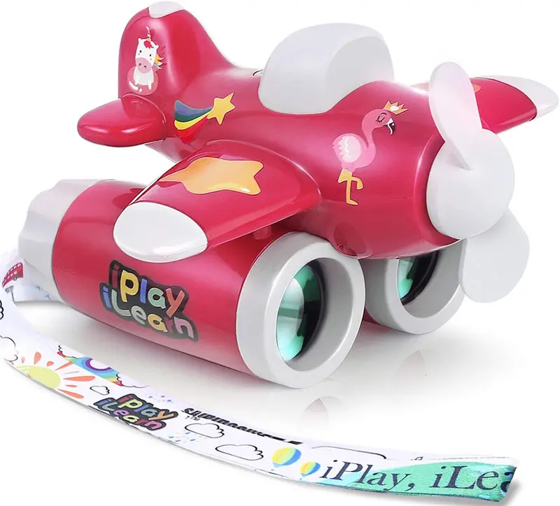 Nature Explorer Toy Set – Pink Binoculars & Fan For Outdoor Discovery Play 1
