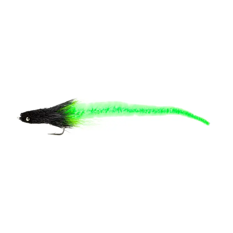 Ninch Dragon Tongue Fly – Black And Chartreuse 1