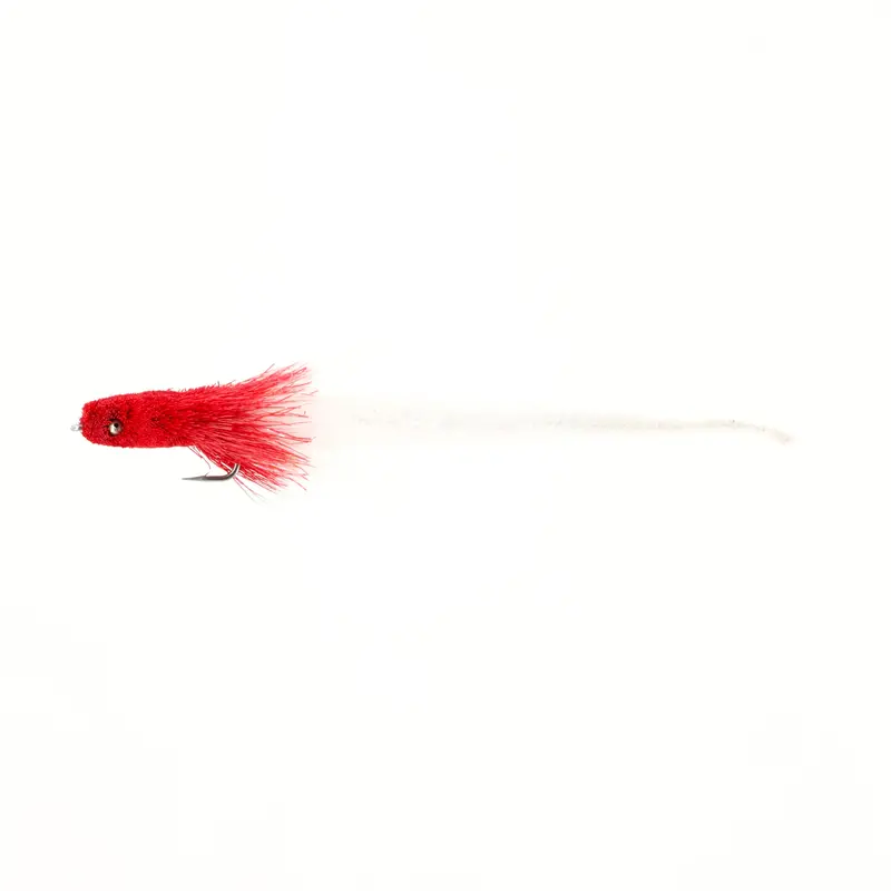 Ninch’S Dragon Tongue Streamer Fly – Red And White 1