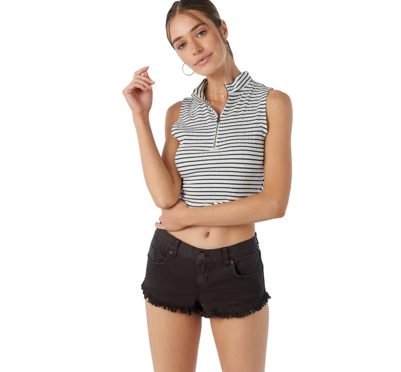 O'Neill Allina Stripe Cropped Summer Top 1