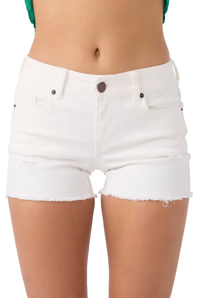O'Neill Cody White Denim Shorts – 2025 Collection 1