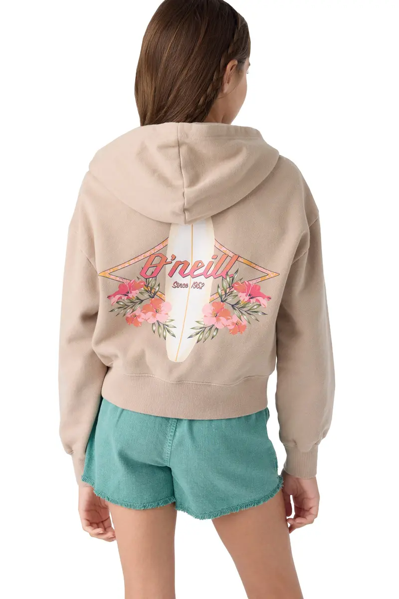 O’Neill Darcie Girls’ Full-Zip Hooded Sweatshirt 1