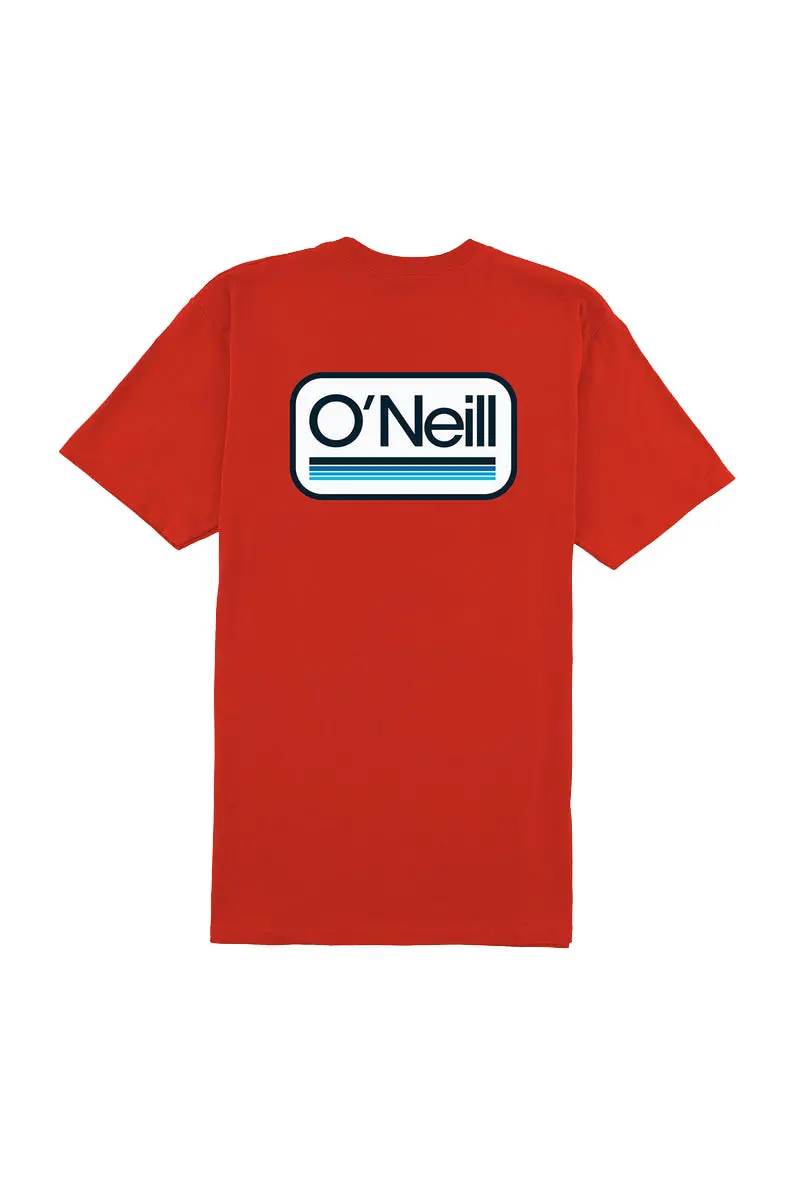O'Neill Headquarters Short-Sleeve Red Tee (Size S) 1